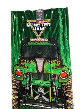 Monster Jam Grave Digger 100% Cotton Beach Towel 28x58
